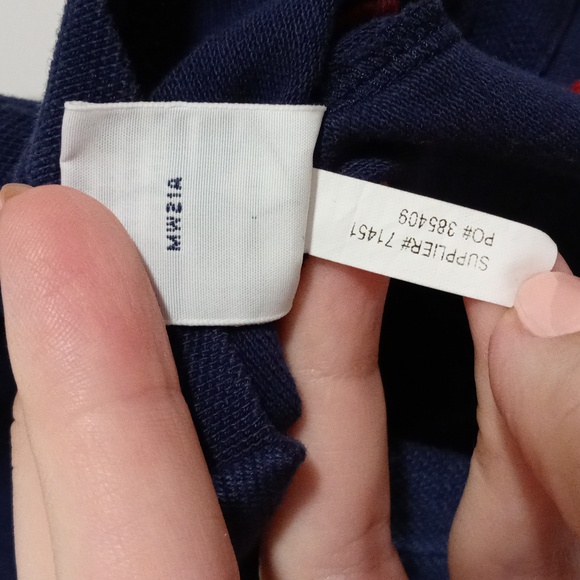 🦞RARE/VTG Polo Ralph Lauren🦞 - Navy/Red Embroidered Lobster S/S Polo - Picture 9 of 12